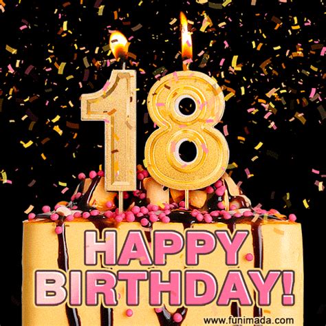 happy 18th birthday gif|Happy 18th Birthday Gif